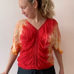 Buffalo tie dye shirt